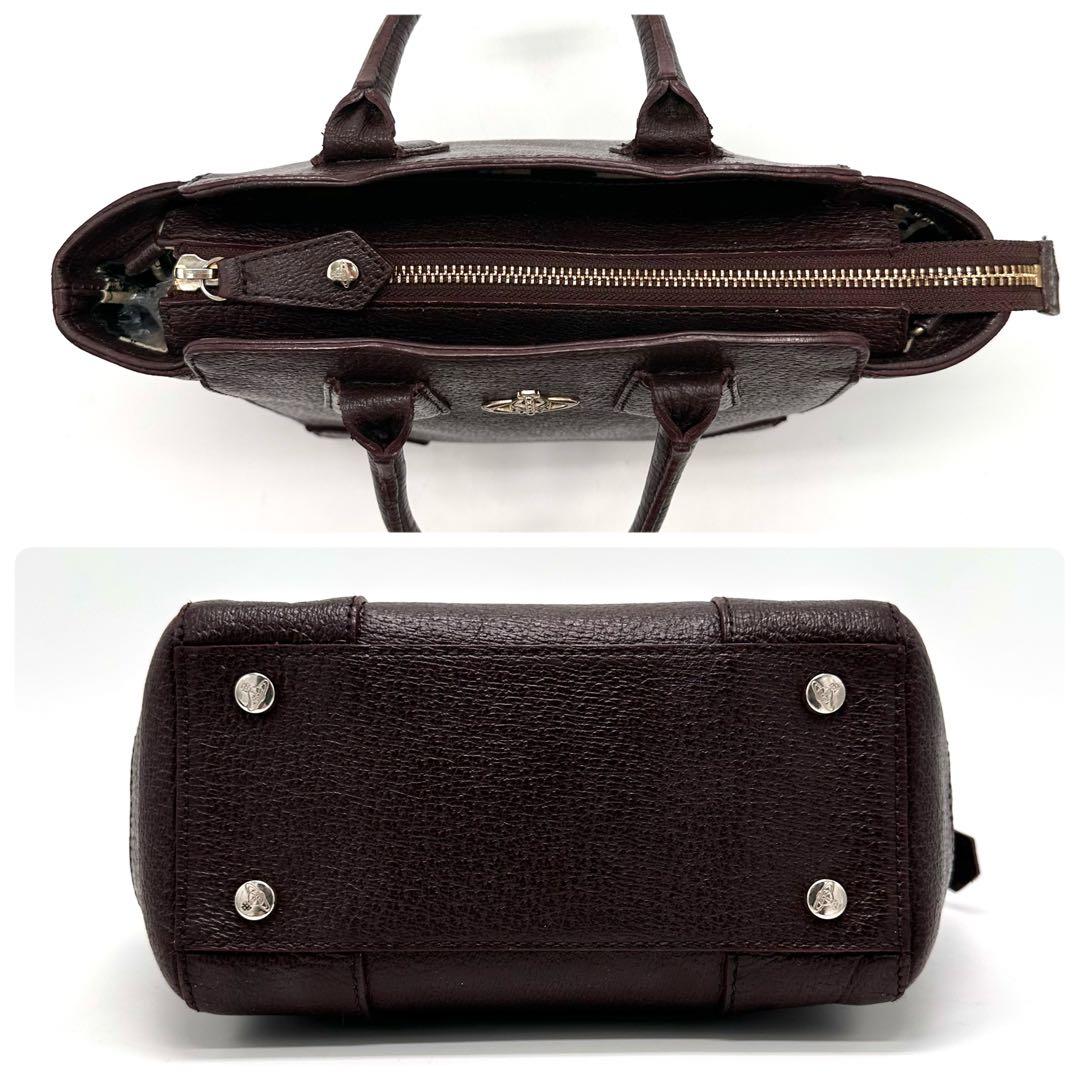 ヴィヴィアンウエストウッド EXECUTIVE ハンドバック オーブ ブラウン