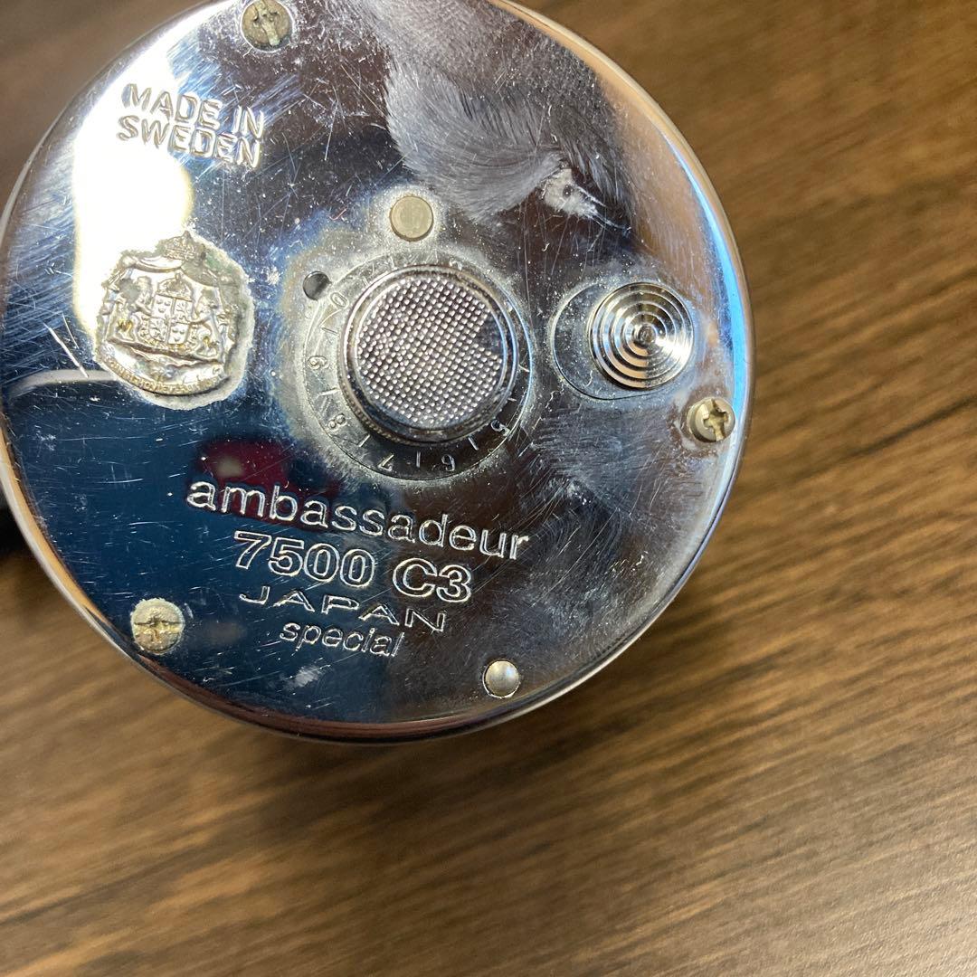 リール ambassadeur 7500 C3 美品】アブガルシア アンバサダー 7500C3 JAPAN special - メルカリ