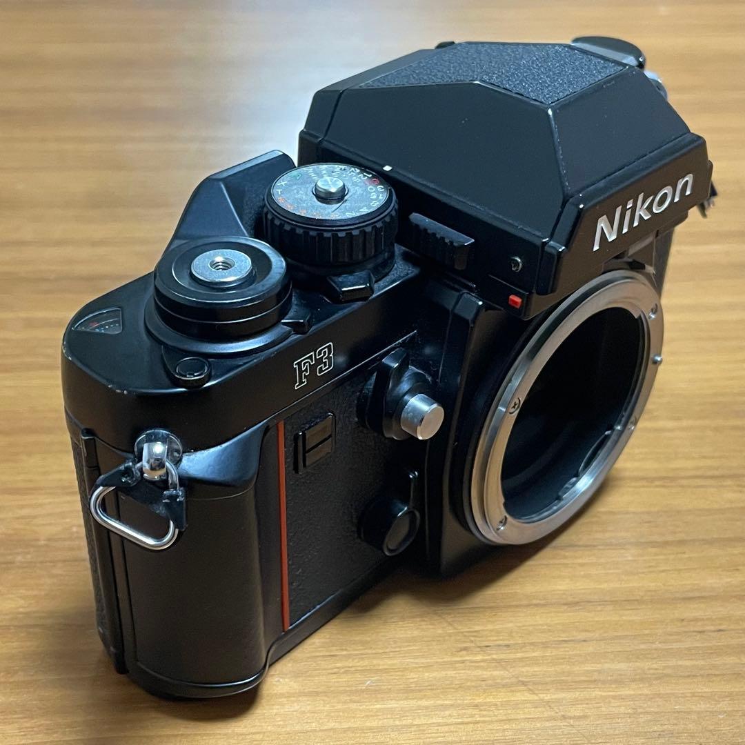 希少 Nikon F3アイレベル初期型 ベンツ革【訳アリ】＋MD-4【おまけ