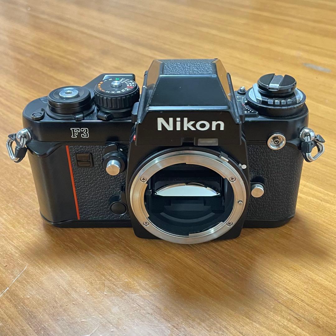 希少 Nikon F3アイレベル初期型 ベンツ革【訳アリ】＋MD-4【おまけ