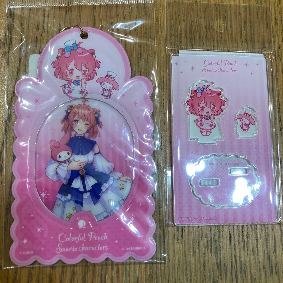 新品 カラフルピーチ サンリオ のあ アクリルスタンド からぴち カード