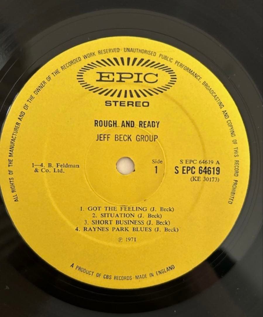 JEFF BECK GROUP UKオリジナル美品 - メルカリ