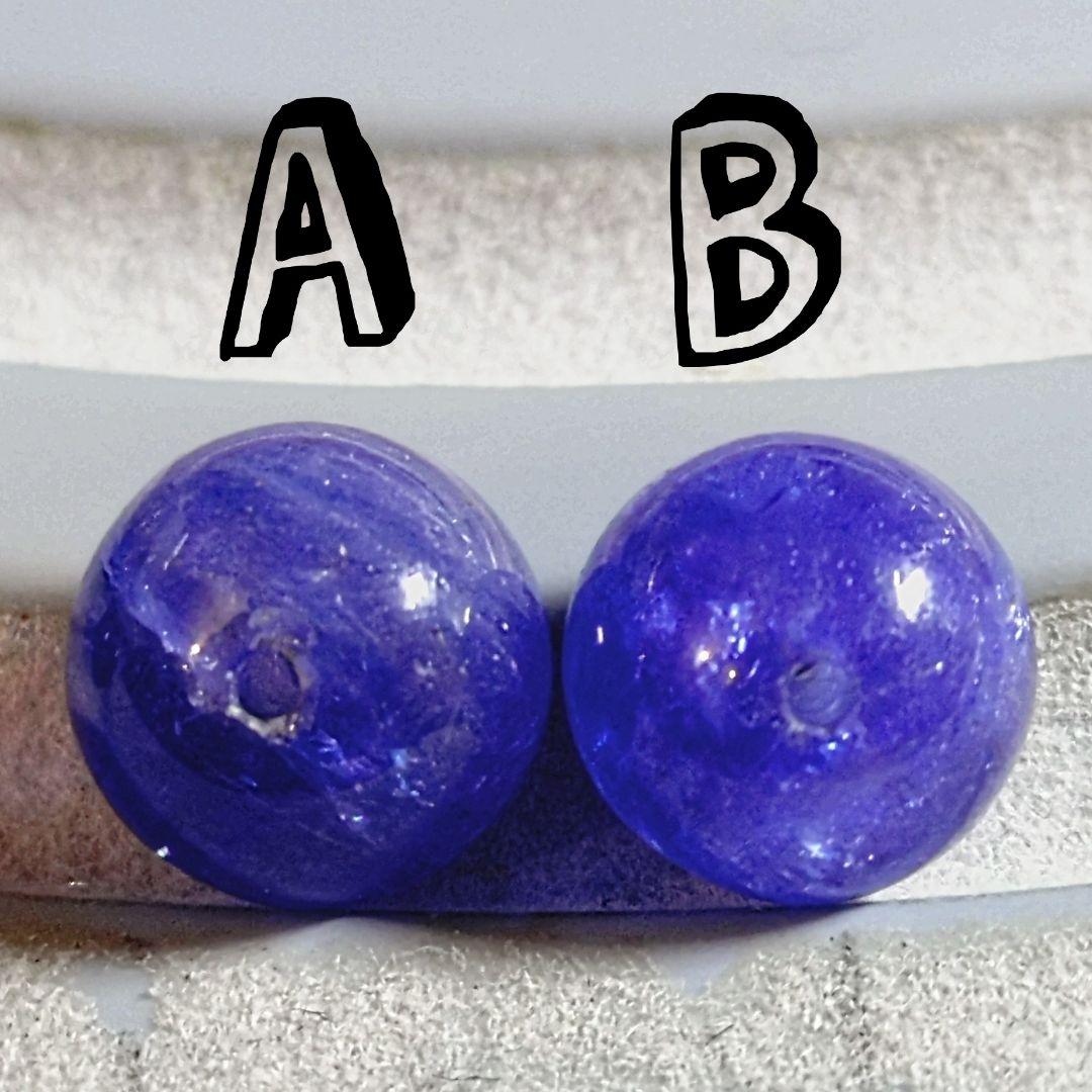 ロイヤルオークション】ジュエリークラスタンザナイト9ミリビーズB(SA