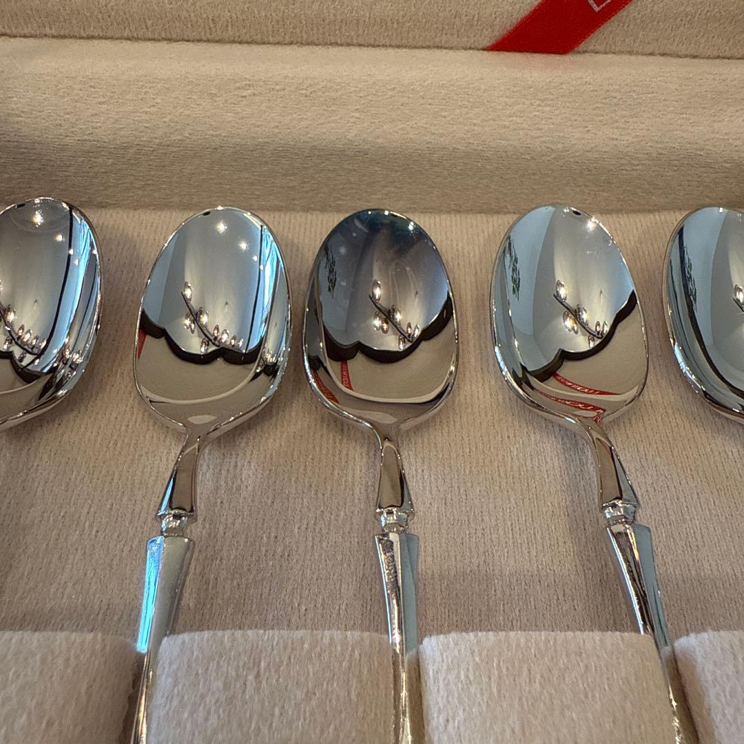 LUCKYWOOD スプーン 6本セット 40ミクロン 銀 シルバー - メルカリ