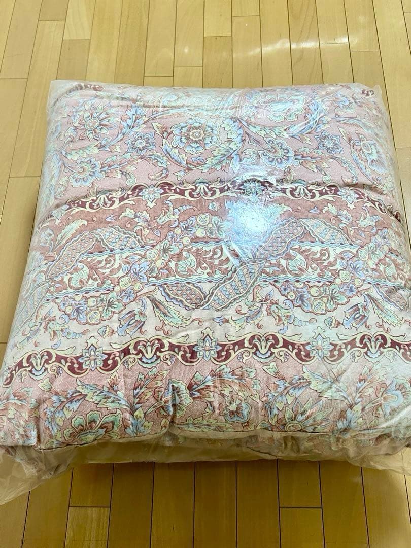 ◇2025.5.14クリーニング済◇羽毛掛け布団《③イエロー系1点》