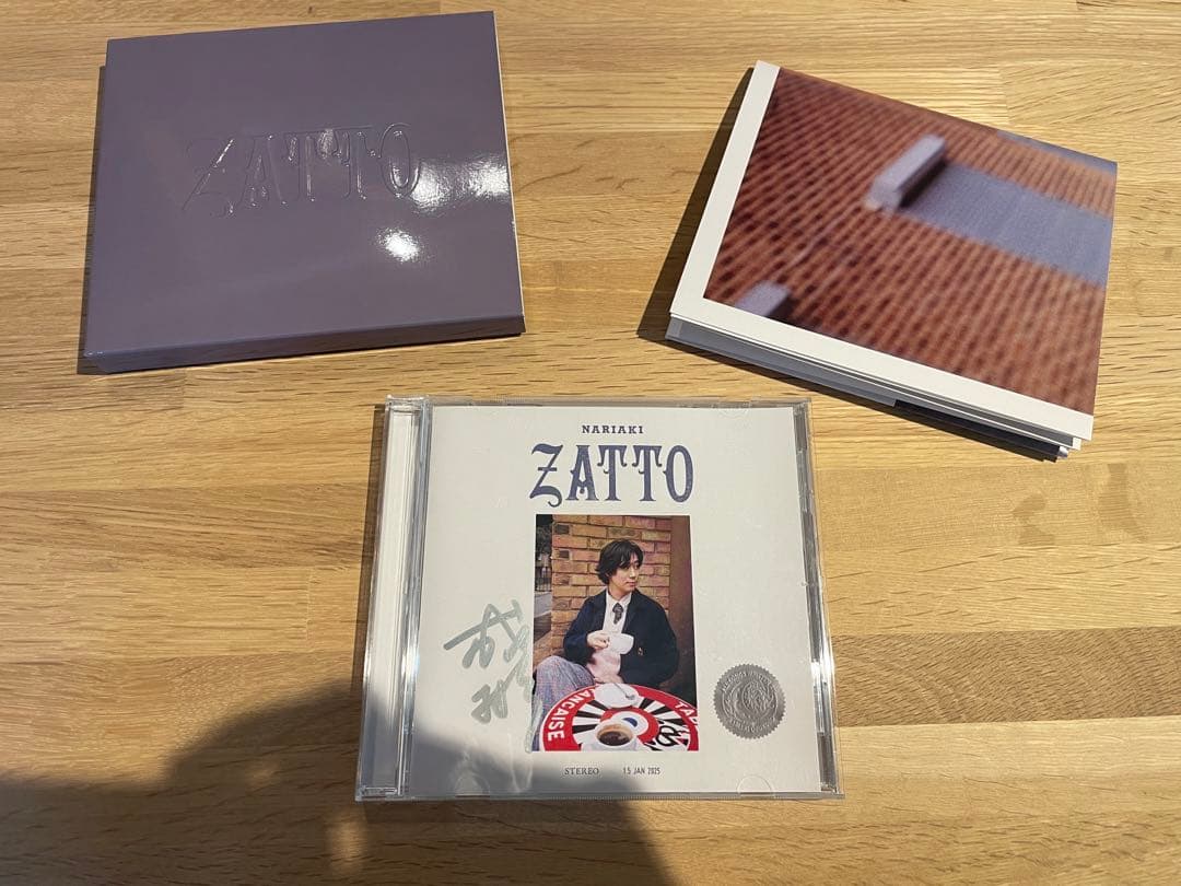 直筆サインCD 新品未視聴 小袋成彬 zatto 初回限定版 ポスター付き
