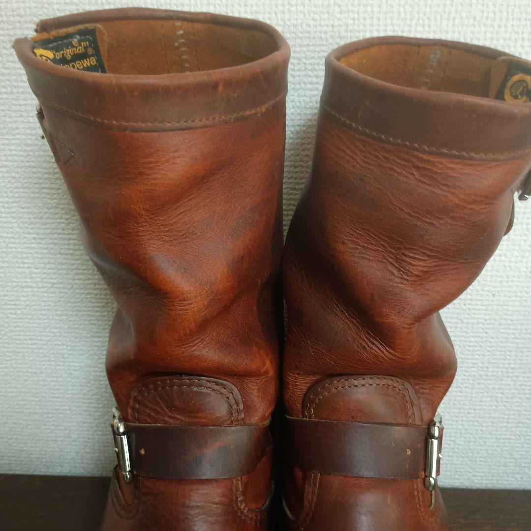 7.5E CHIPPEWA レザー　エンジニアブーツ ワークブーツ　チペワ