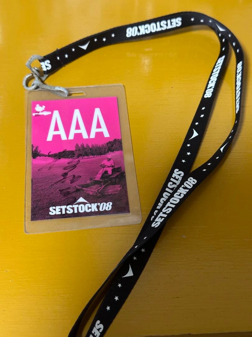 非売品 激レア 桜井和寿 直筆サイン入り SETSTOCK08バックステージパス