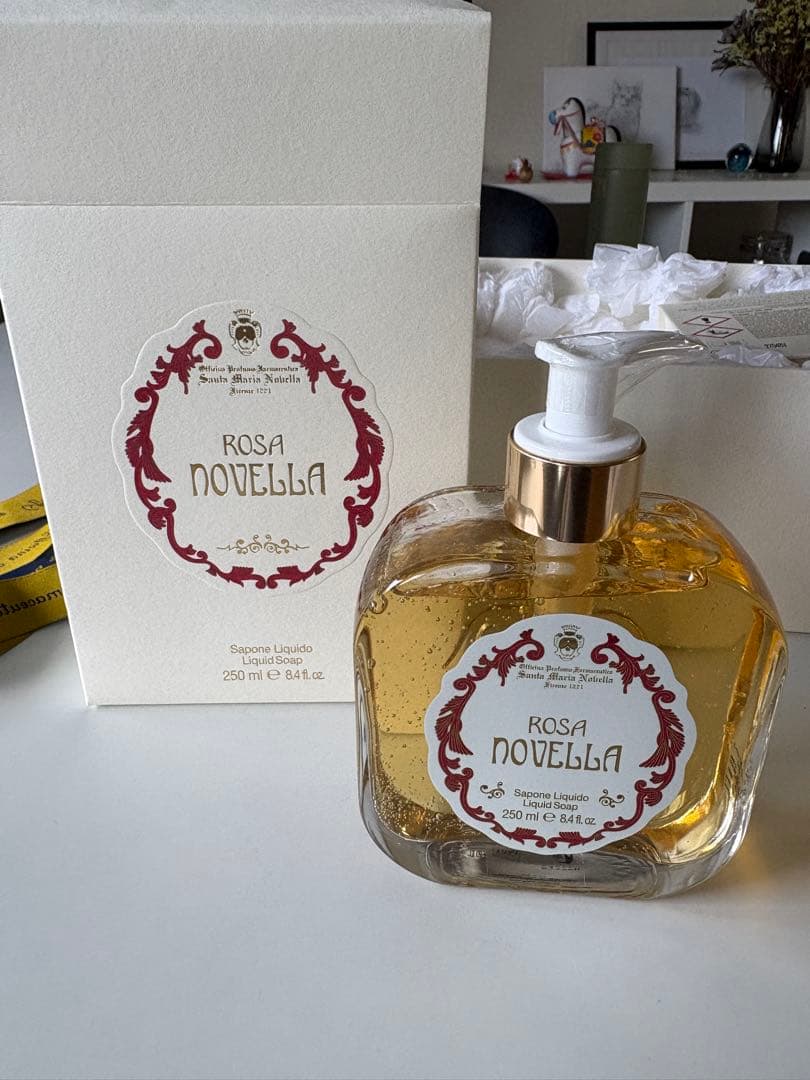 Rosa Novella 液体石鹸 250ml クローゼット用香り小板 - メルカリ