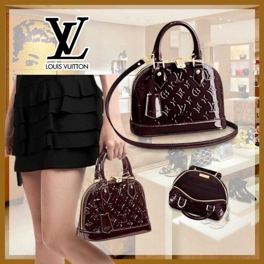 美品】ルイヴィトン ヴェルニ・アルマBB アマラント - メルカリ