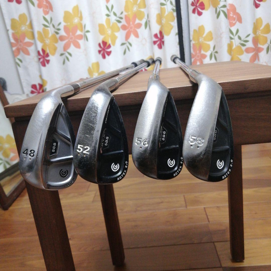 クリーブランドウェッジ4本セット48 52 56 58