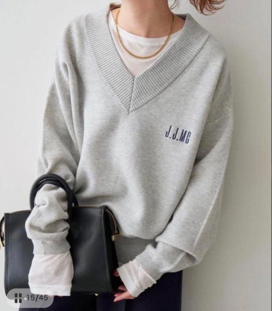 未使用⭐️Spick and Span ジェイジェイマーサー別注 プルオーバー J.J.Mercer / ジェイジェイマーサー別注 Vネックプルオーバー