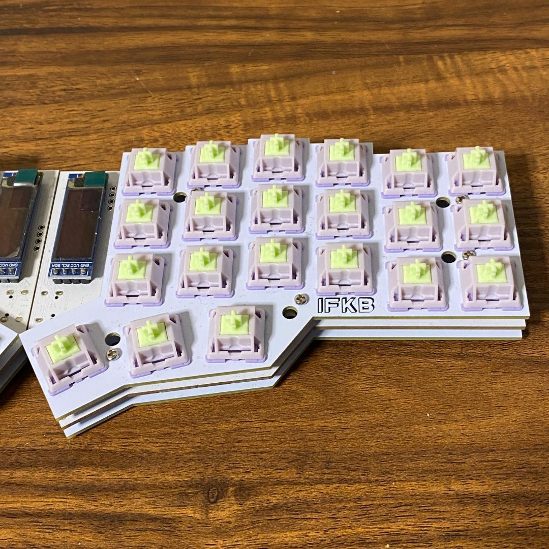 自作分割キーボード IFKB IF WCORNE EPOMAKER - メルカリ