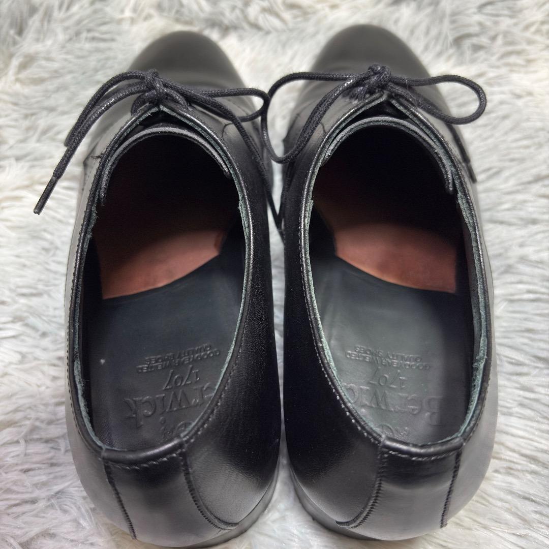 極美品✨Berwick UK6(25.5cm) プレーントゥ シューキーパー付属