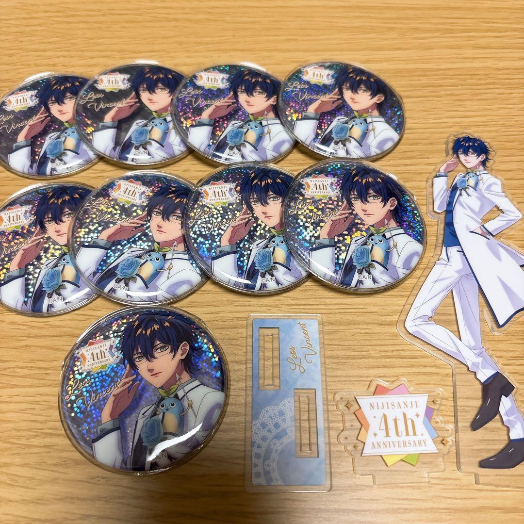 にじさんじ レオス・ヴィンセント 缶バッジ アクスタ セット - メルカリ