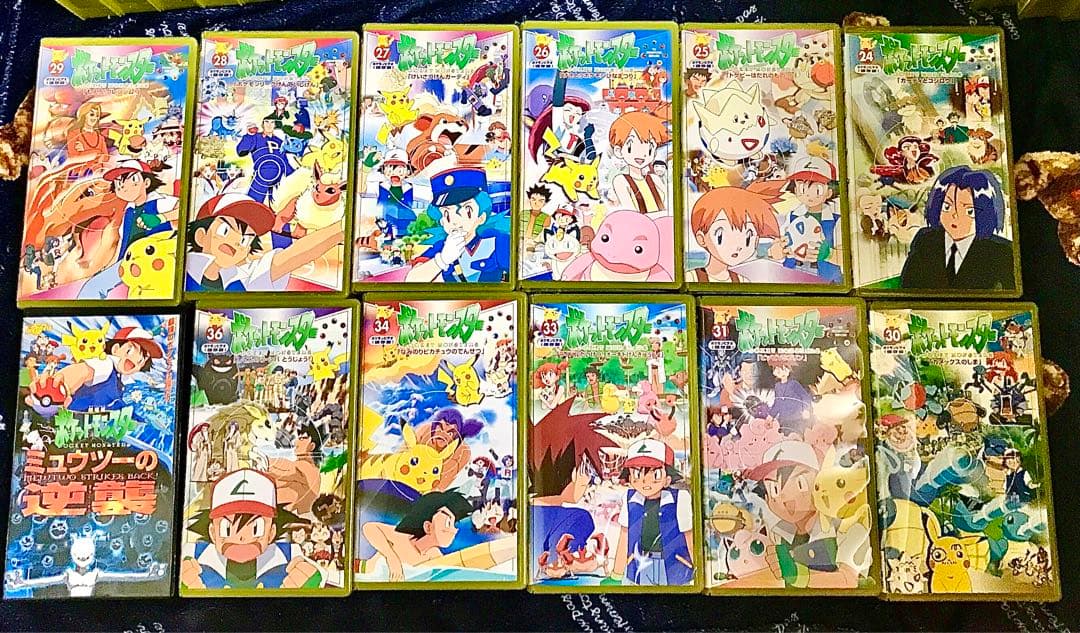 特典完備 ポケモン アニメ VHS 1巻〜36巻 ミュウツーの逆襲 まとめ売り