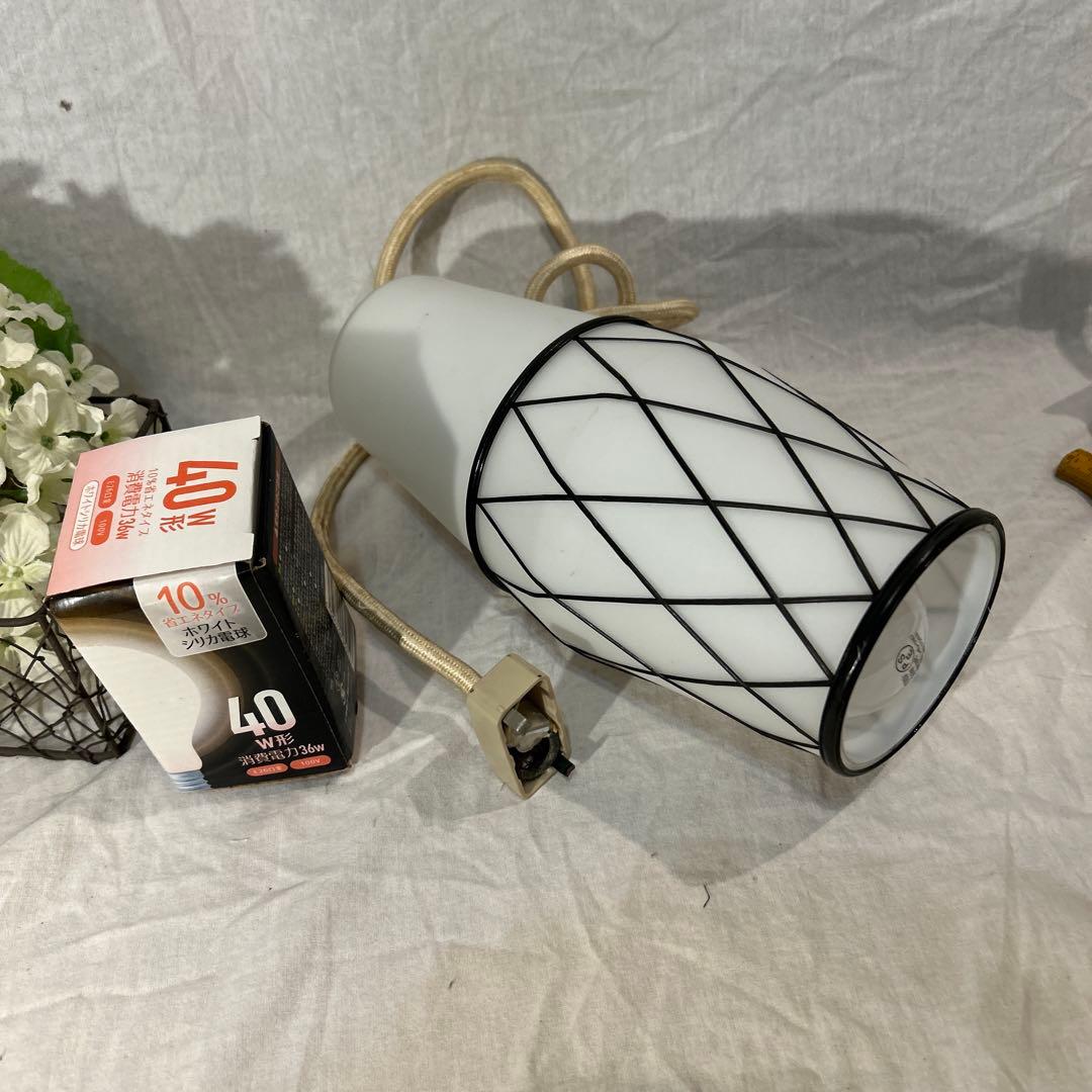 天井照明 和モダン 乳白ガラス 昭和レトロ ガラス ペンダントライト