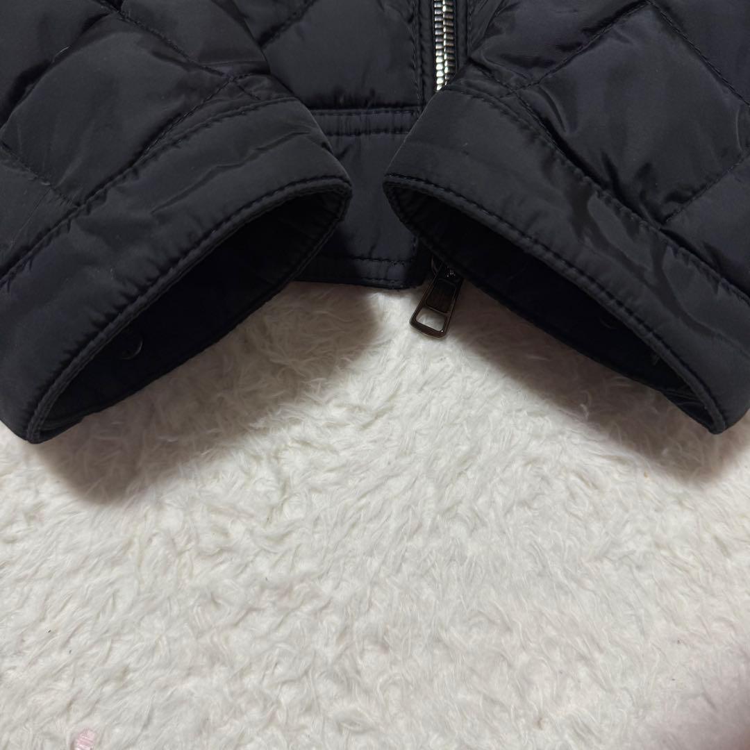 超希少4サイズ！モンクレール BREITMAN ライダース ダウンジャケット 黒