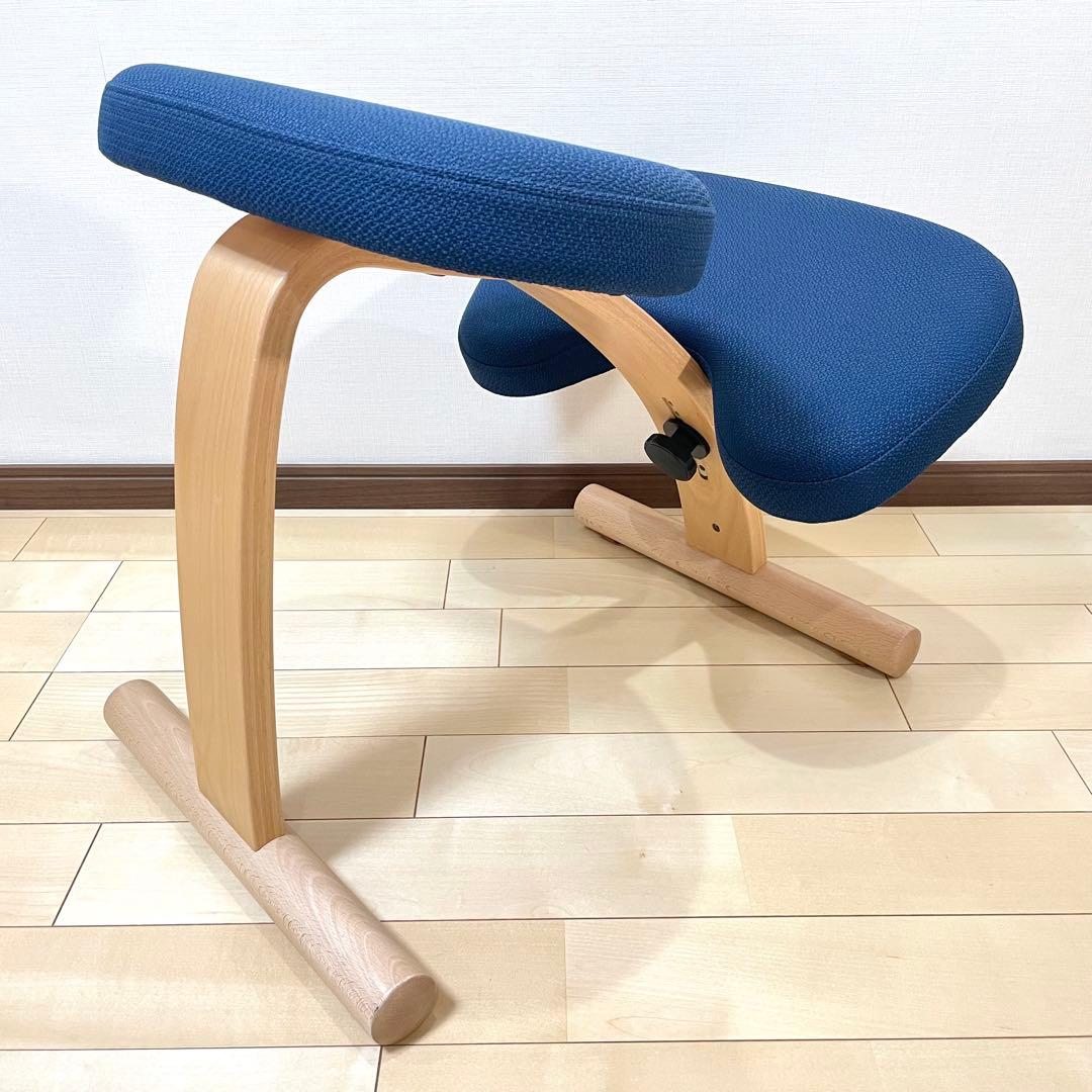 バランスチェア バランスイージー ネイビー 中古美品 - メルカリ