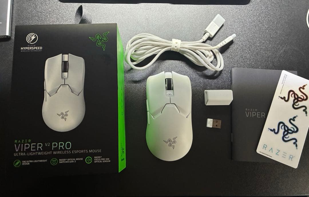 マウス・トラックボール Razer viper v2 pro white Amazon.com: Razer Viper V2 Pro Hyperspeed Wireless Gaming Mouse