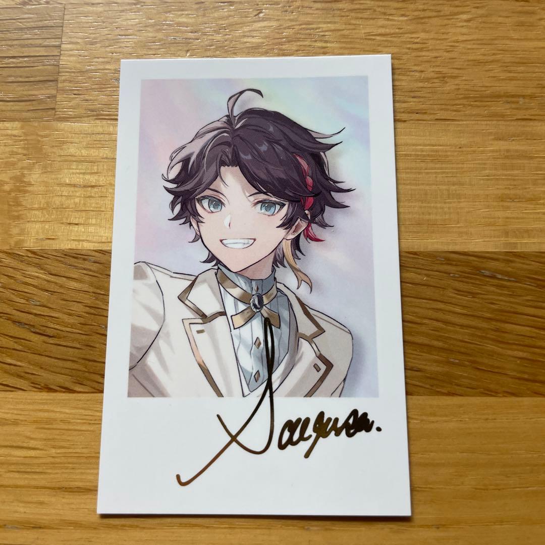 にじさんじ 6th Anniversary Goods 三枝明那 チェキ サイン - メルカリ