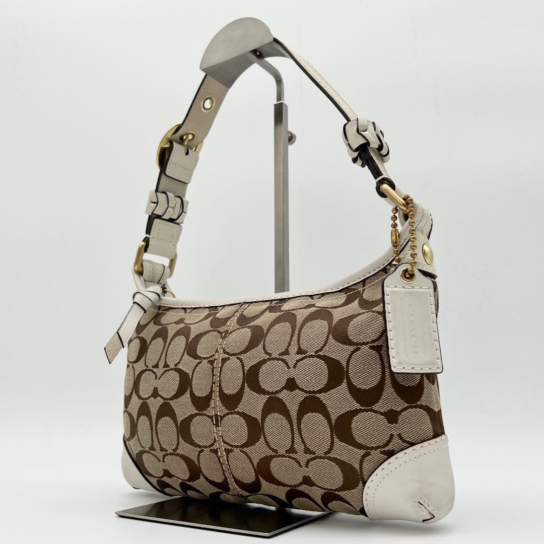 COACH ワンショルダー バッグ アクセサリーポーチ シグネチャー レザー