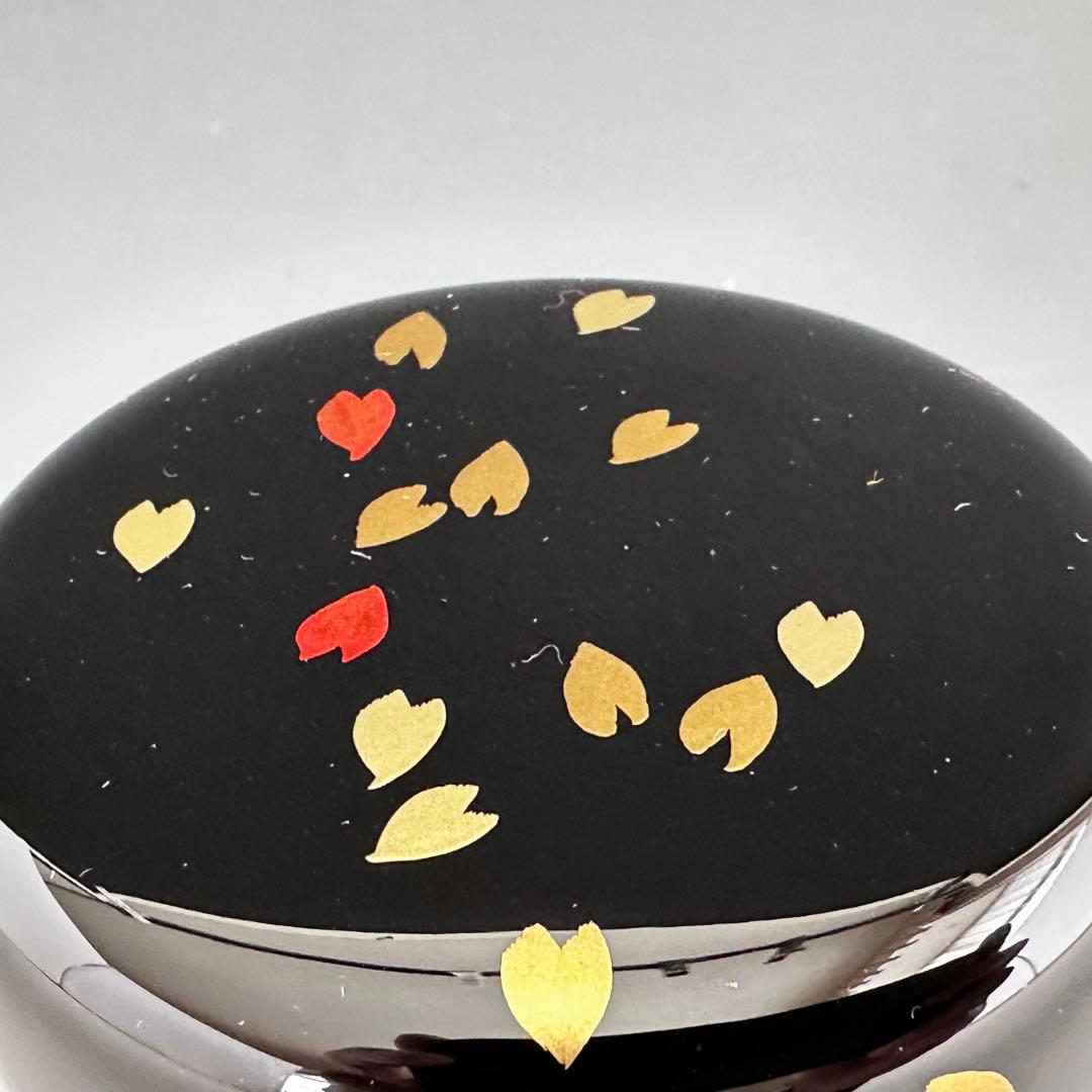 茶道具 即中斎好写 内霞 桜吹雪蒔絵 大棗 西村宗幸 共箱
