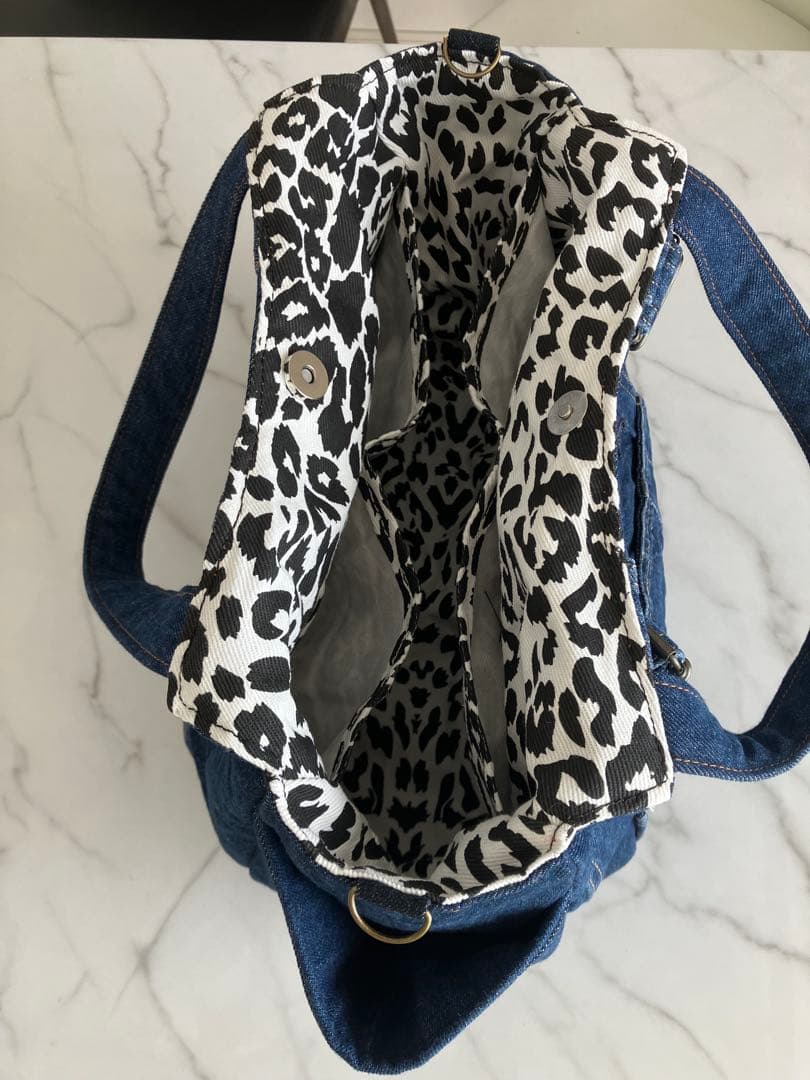 889 あいみょん♡様専用大きめ デニムリメイクバック ハンドメイド2点