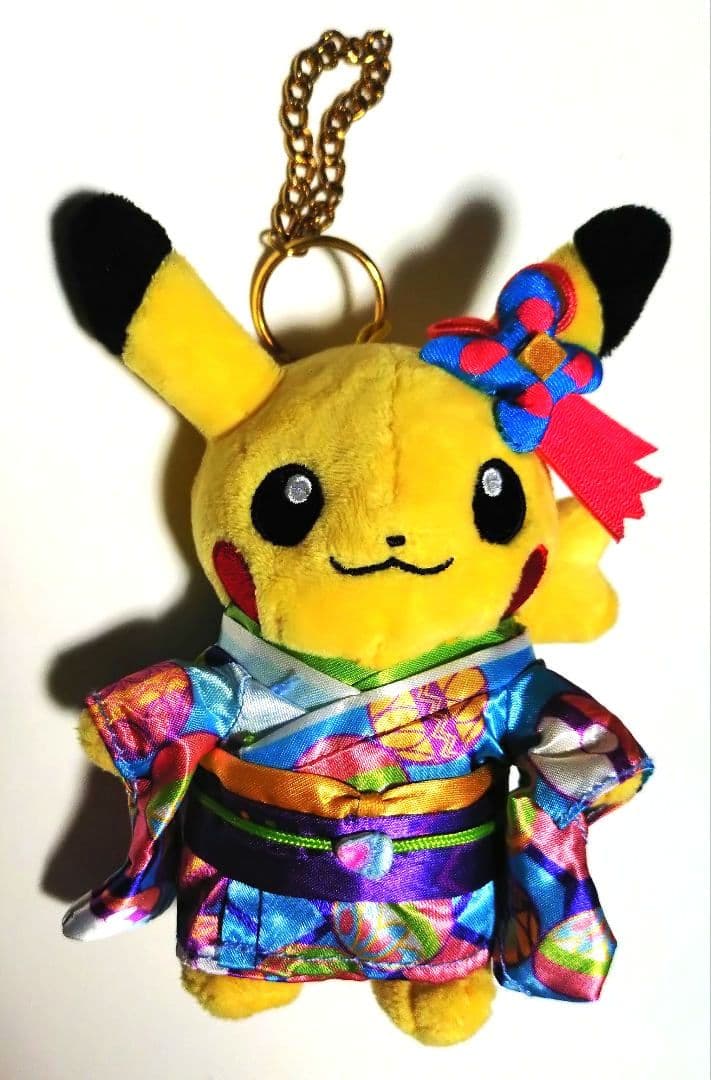 ポケモンセンター金沢限定 加賀着物ピカチュウ マスコットキーチェーン