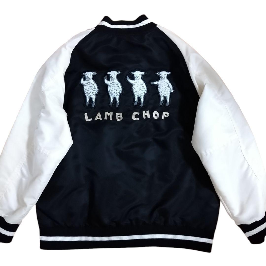 美品】graniph(グラニフ) ラムチョップ 刺繍 ナイロンスタジャン