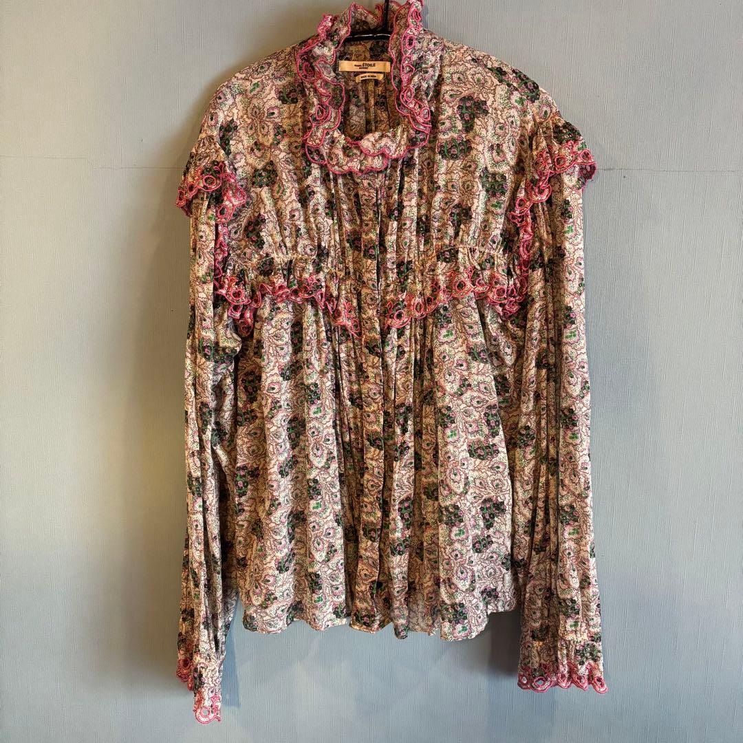 ISABEL MARANT Etoile フラワープリント 長袖ブラウス - メルカリ