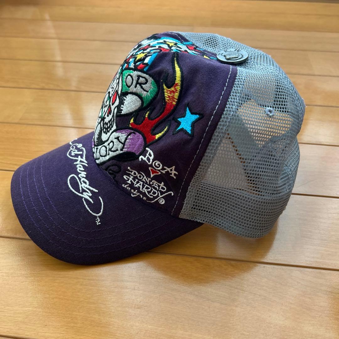 BoA × Ed Hardy コラボ キャップ 完全受注生産 限定品 パープル - メルカリ