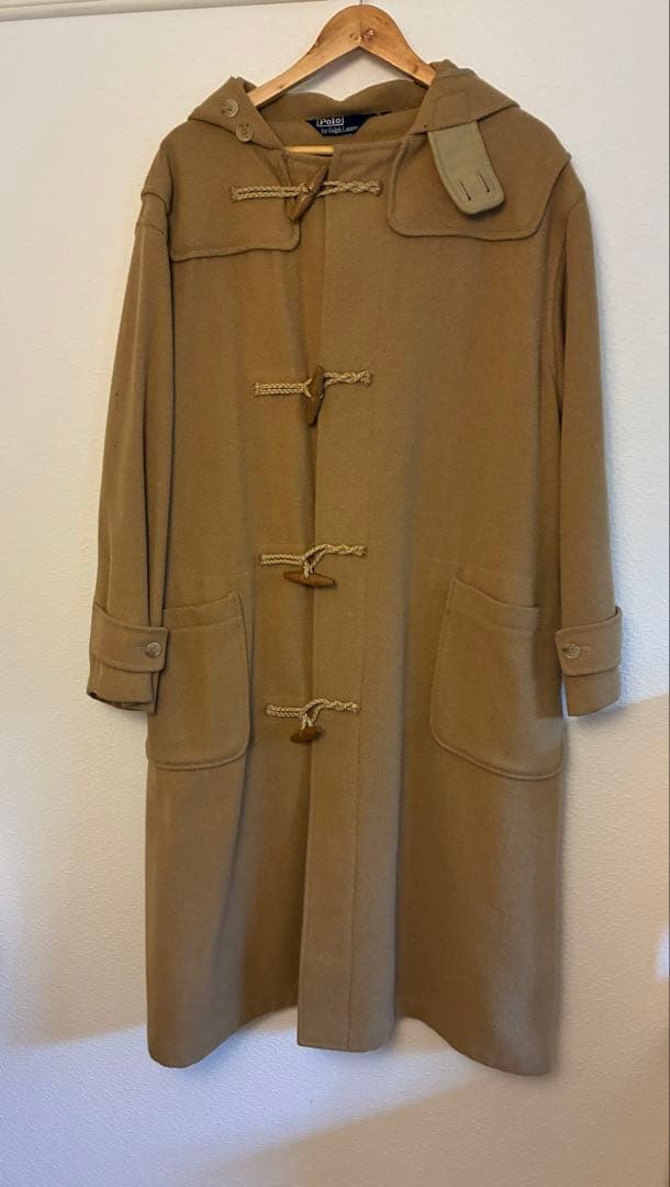 ポロラロフローレン　キャメル　ダッフルコート L ヴィンテージ POLO RALPH LAUREN（ポロ・ラルフローレン） ラルフローレン RALPH