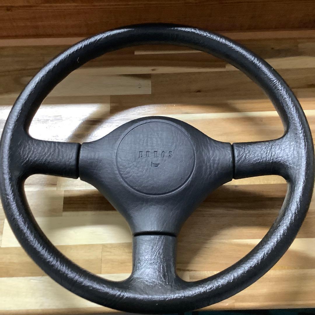 美品 EUNOS ユーノスロードスターNA純正ハンドル 黒 - メルカリ