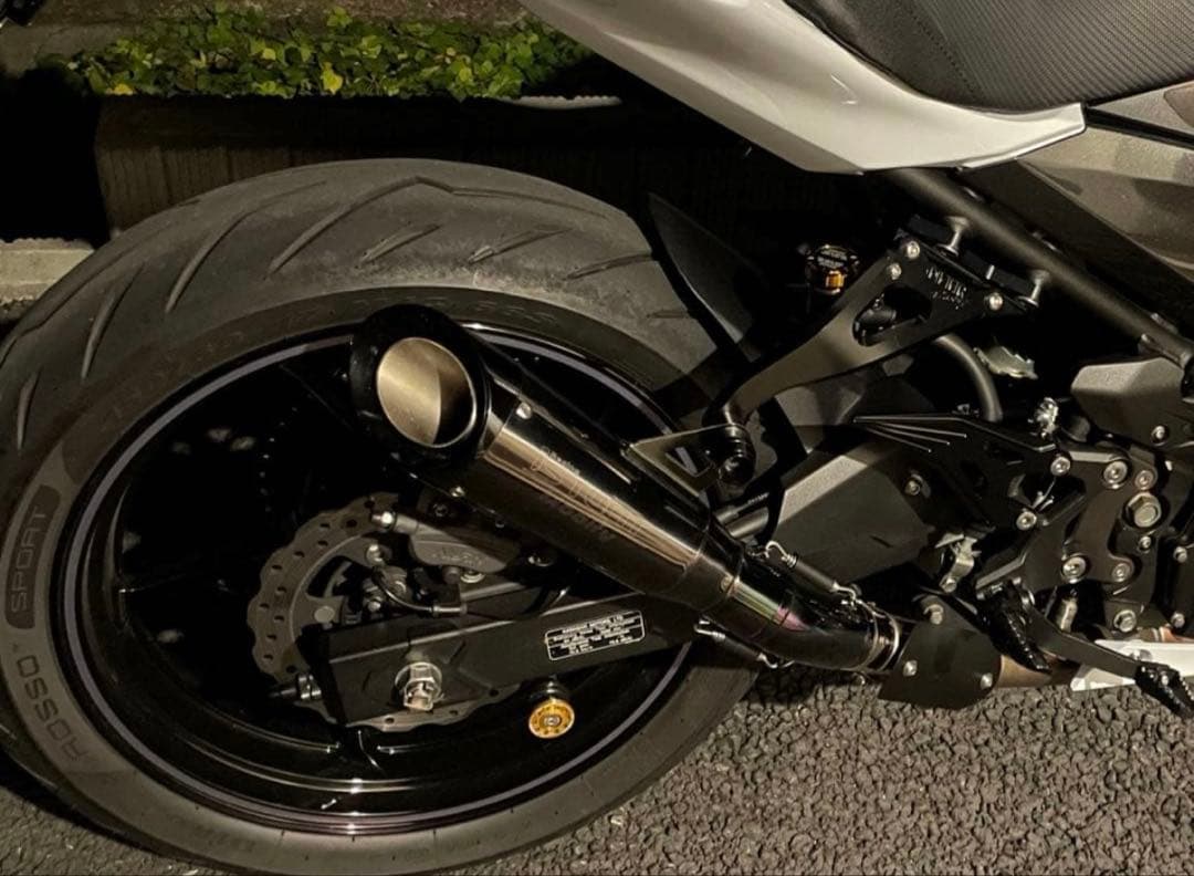 ニンジャ250 400 ISTUNT Modify ブラック 汎用マフラー - メルカリ