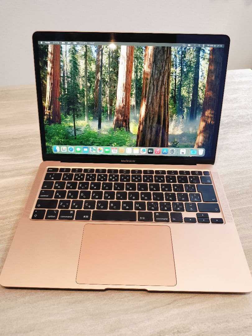 MacBook Air 2020 ゴールド 日本語配列 MacBook Air 13インチ ゴールド