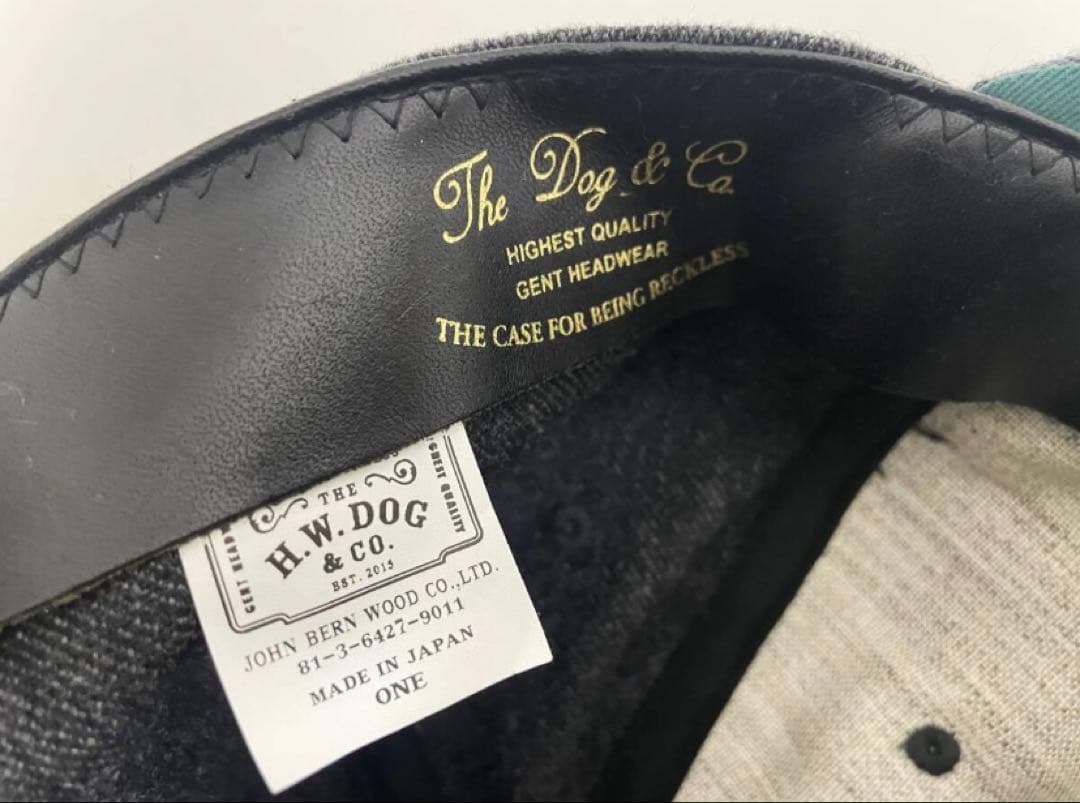 THE H.W.DOG&CO. BASEBALL CAP チャコールグレー