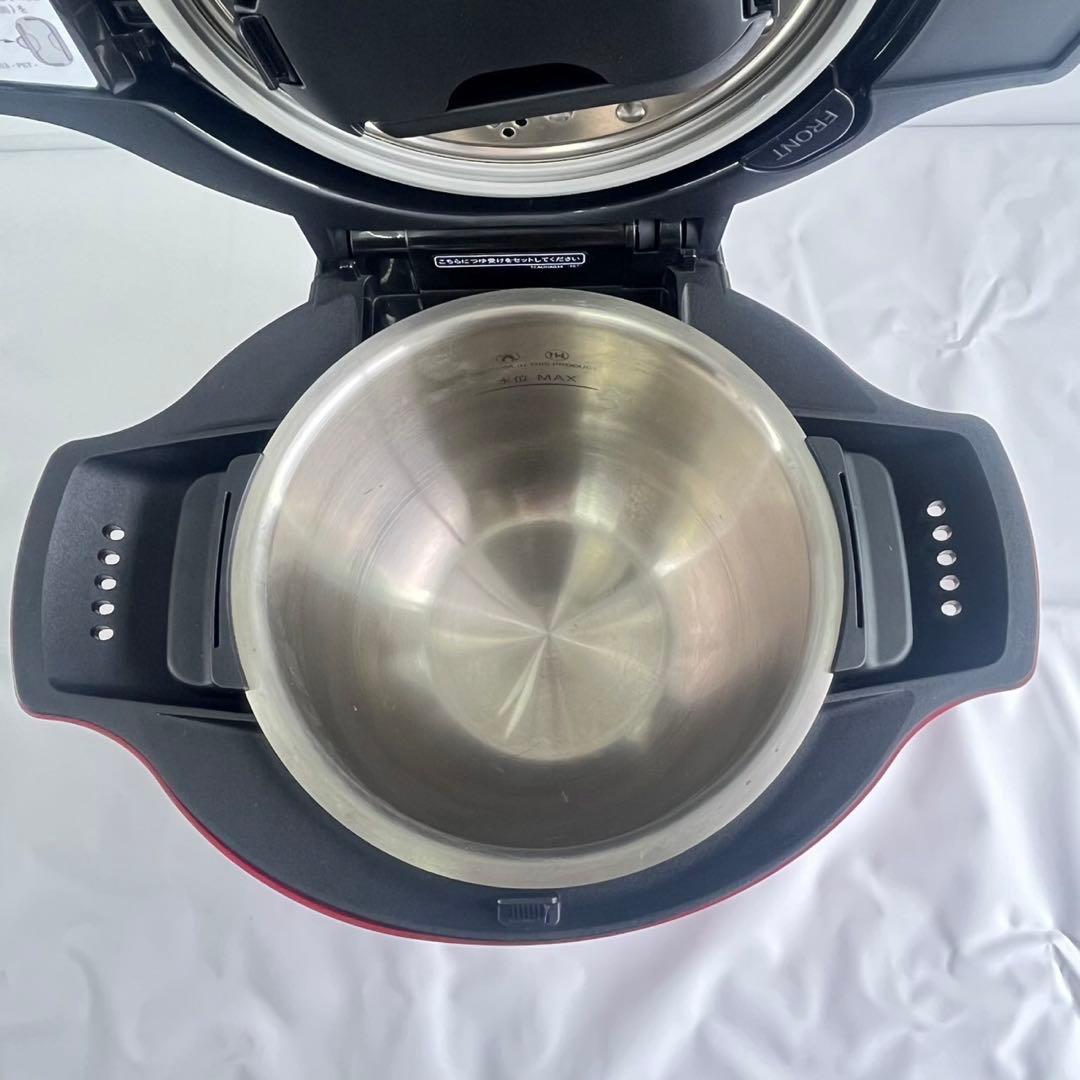 【美品】シャープ ヘルシオ ホットクック 1.6L 無水鍋 KN-HT99B-R