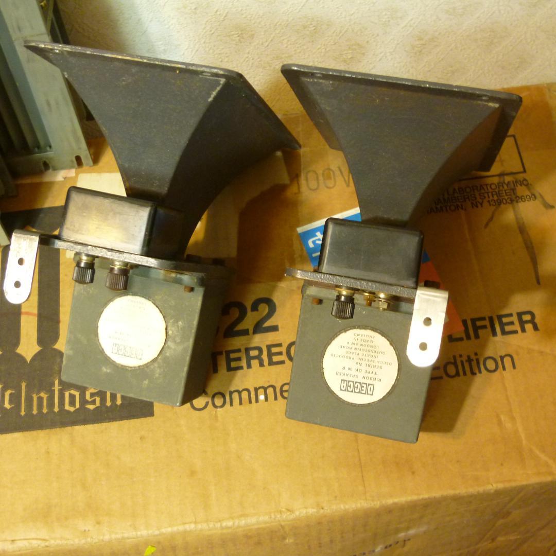 英製 DECCA/デッカ リボンツイーター DK30R ホーン＆ドライバ＆レンズ