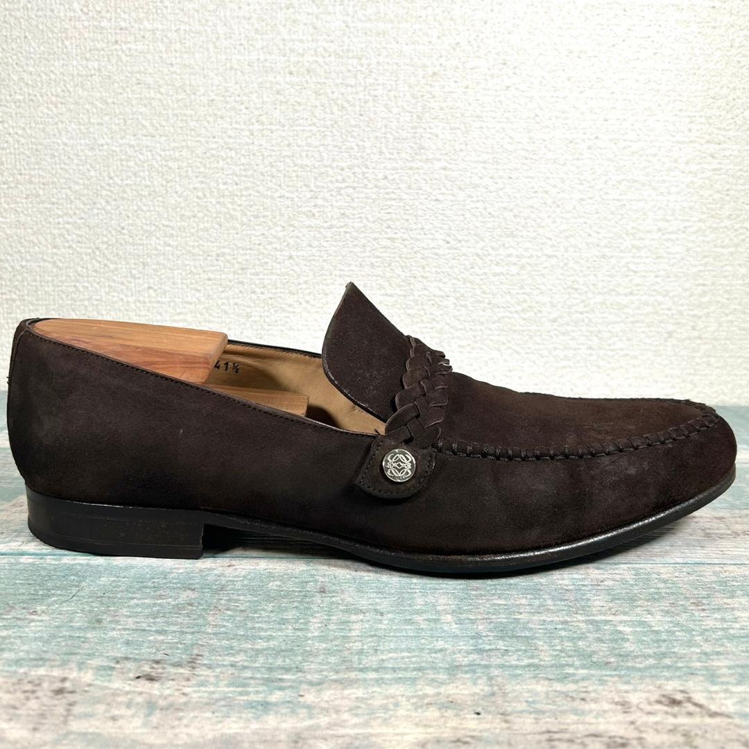 美品 超希少 LOEWE スエード ローファー 編み込み ギャラリー：ロエベ