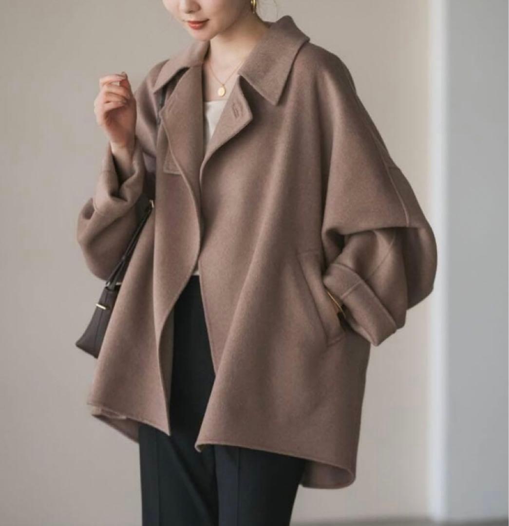 super160 ドルマンショートコート38 - メルカリ