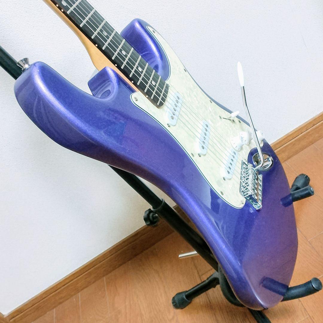 美品 Mavis ストラトキャスタータイプ エレキギター メタリック