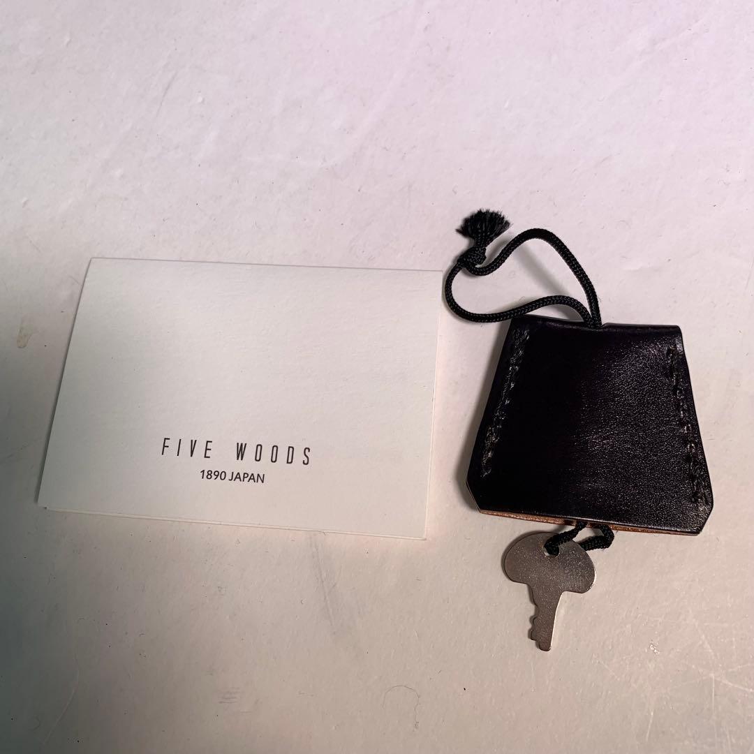 DRAWER ダレスバッグ FIVE WOODS 鍵付き レザー 林五 本革