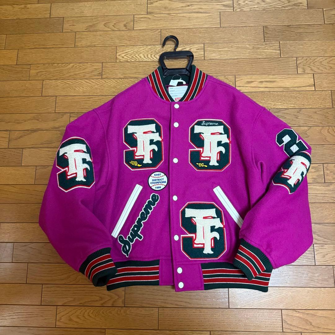 SUPREME Drill Team Varsity Jacket M - メルカリ