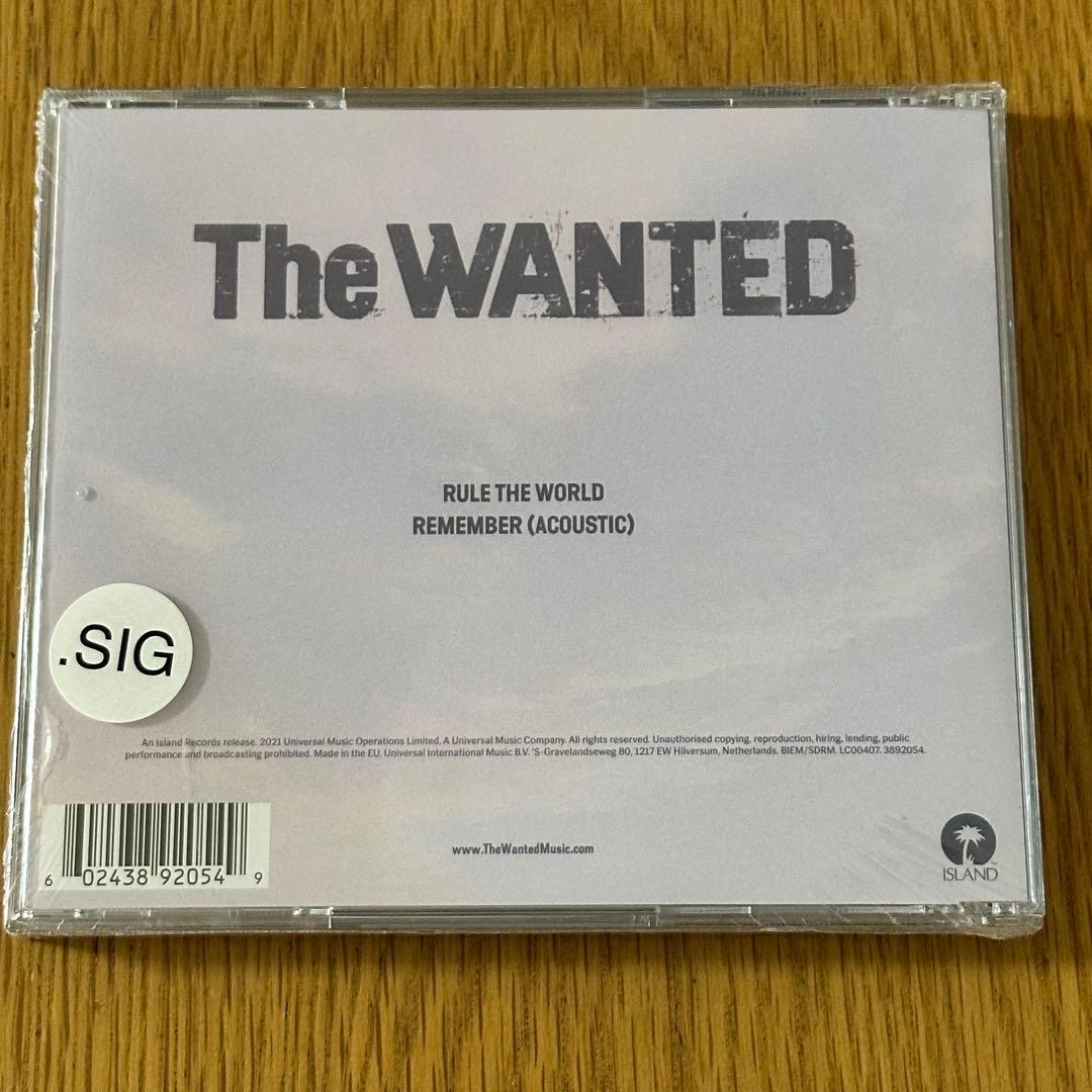 The Wanted ザ・ウォンテッド メンバー全員のサイン入り未開封新品CDS