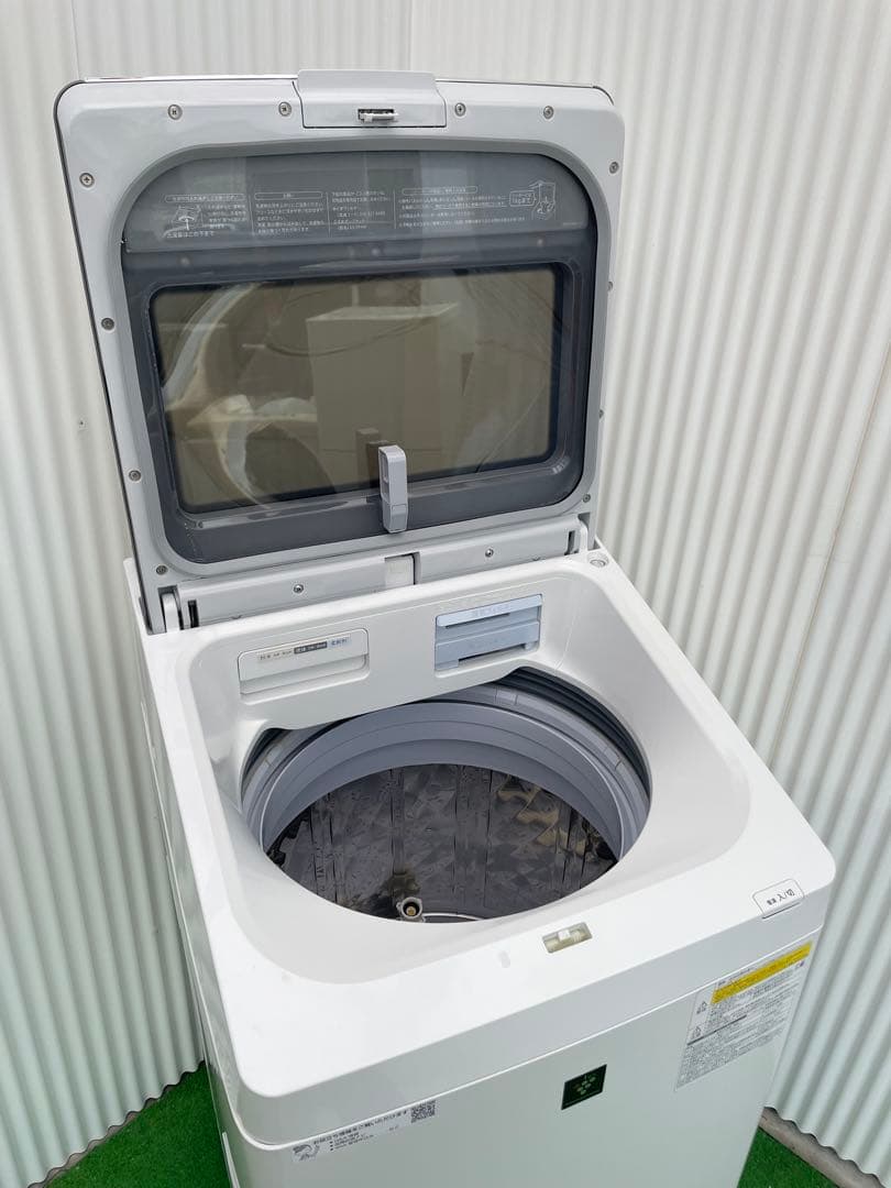 865シャープ 11kg洗濯乾燥機 熱乾燥 タッチパネル 超音波ウォッシャー