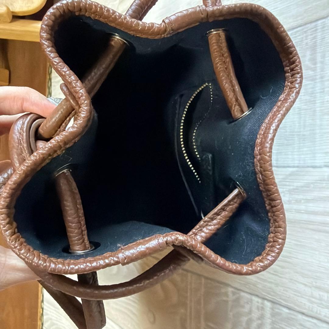 VASIC ブラウンレザー スモールスモール 保存袋付き - メルカリ