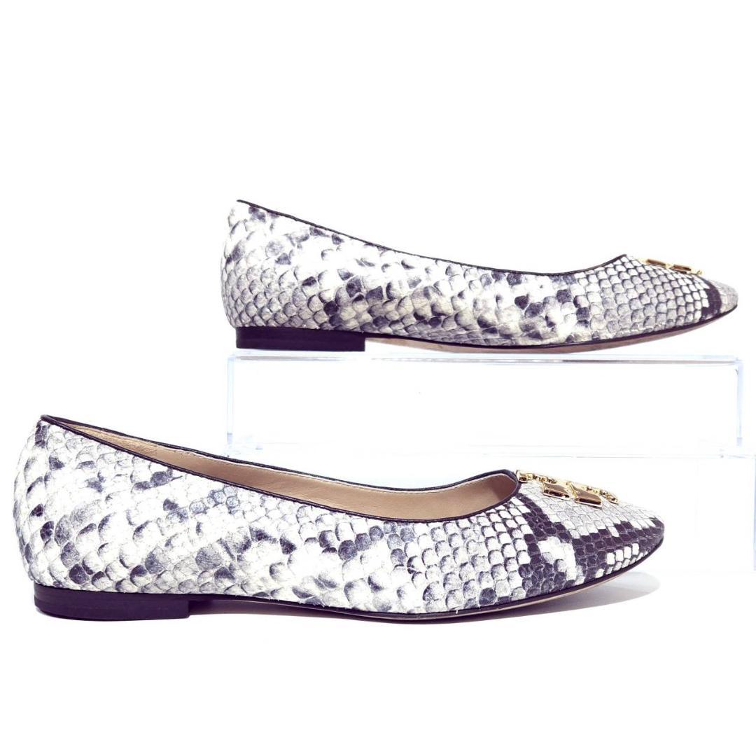 トリーバーチ パイソン柄 フラットシューズ ラウンドトゥ - メルカリ