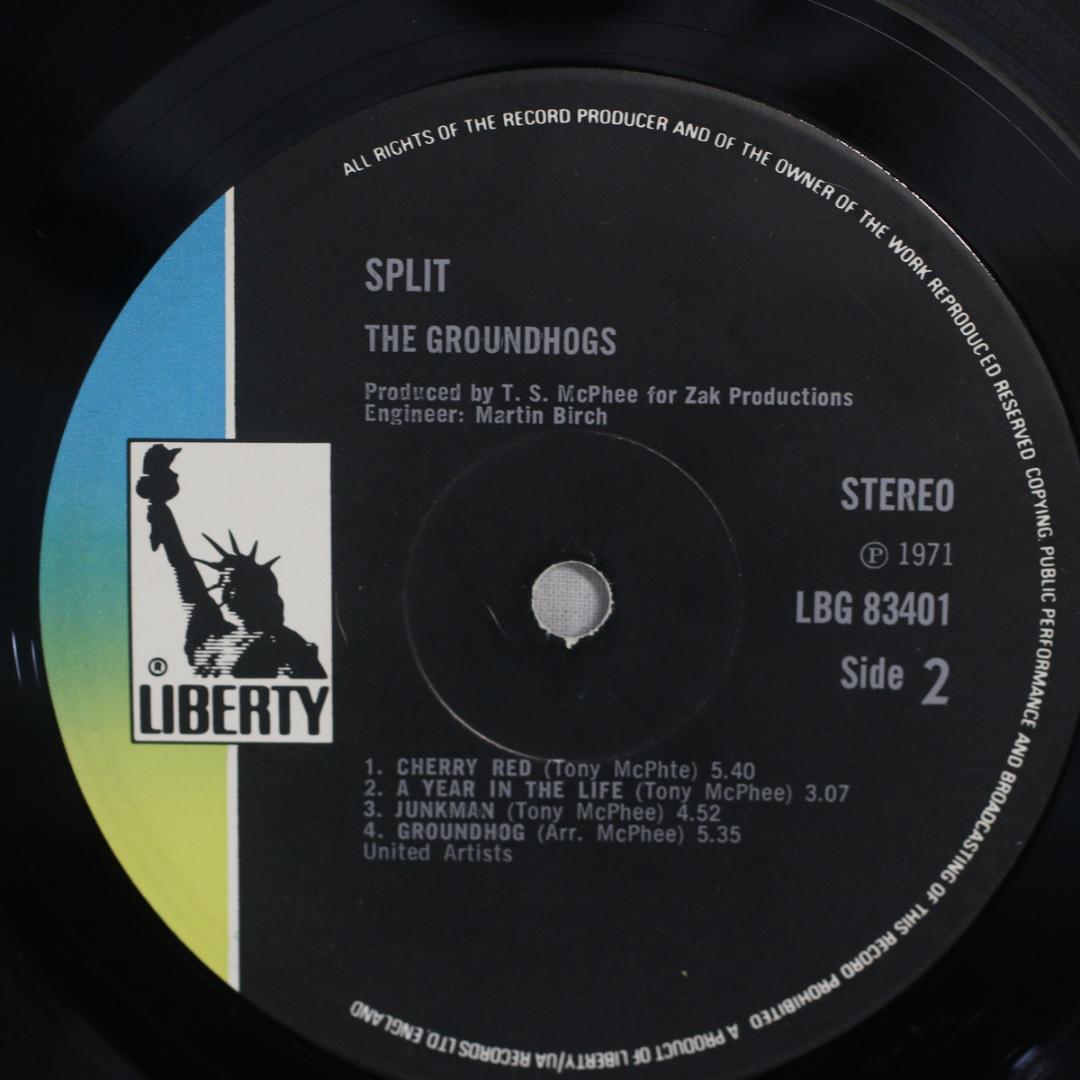 英LP Groundhogs Split UKオリジナル初回プレス盤ブルーラベル - メルカリ