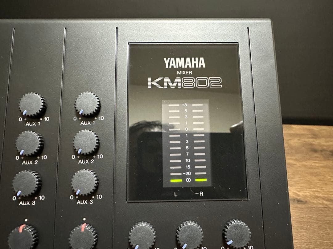 未使用に近い美品 YAMAHA KM802 アナログミキサー 取り扱い説明書付き